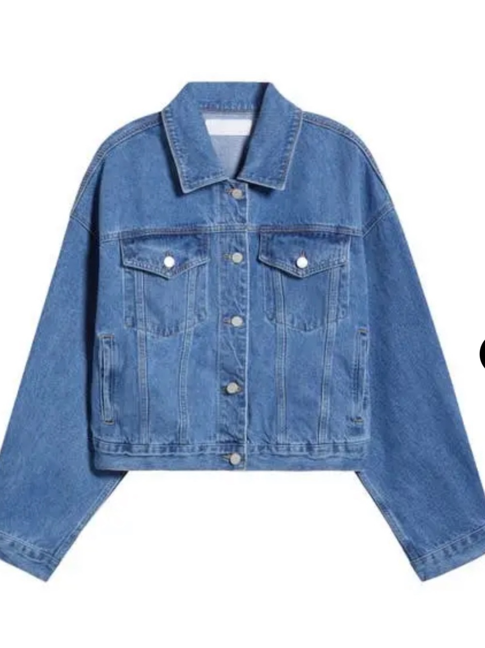 Naked Wardrobe Oversized Trucker Denim Jacket